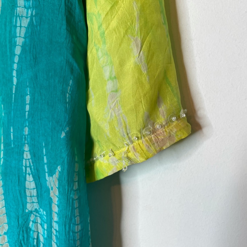Soft Surroundings Tie Dye Cover Up Caftan Dress - Picture 4 of 8